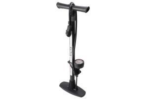 Eltin Plastic Gauge floor pump - Black