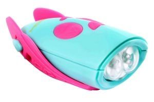 Hornit Mini Front Light + Bell - Pink/Turquoise