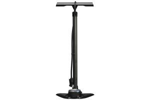 Pro Team Floor pump Dual analog gauge - Black