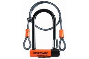 Kryptonite Evolution Mini-7 U-Lock + Cable Flex Orange