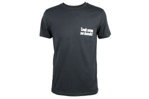 Look Mum No Hands! Little Logo T-Shirt - schwarz/weiß