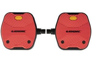 Look Geo City Grip Platform Pedals - Red