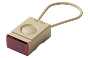 Bookman Block Light Rear Light USB LED - Cream