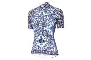 Maillot Cycology Majolica Court Femme Blanc