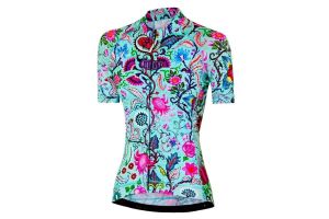 Maillot Cycology Secret Garden Femme Turquoise