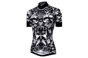 Cycology Velo Tattoo Jersey Woman Black