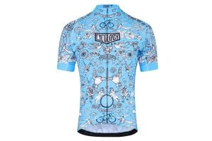 Maillot Cycology Velo Tattoo Turquesa