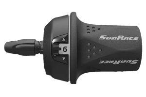 SunRace TSM21 Twist Shifter 6S - Black