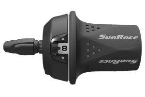 SunRace TSM21 Twist Shifter 8S - Black