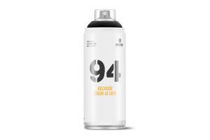 Lackspray Montana MTN 94 R-9011 Schwarz