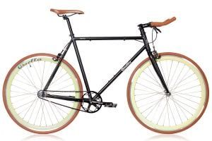 Quella Nero Cappuccino Fixie Fiets