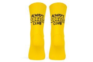 Chaussettes Pacific and Co Coffee Club Jaune