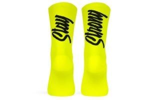 Pacific and Co Stay Strong Socks - Neon Yellow