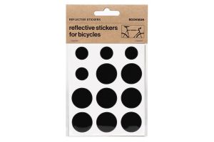 Bookman Reflective stickers - Black