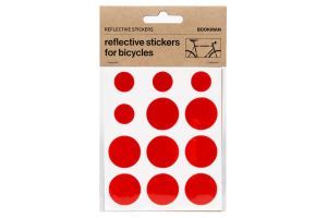 Bookman Reflective stickers - Red