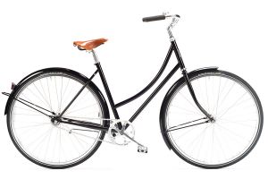 Vélo Urbain Classique Femme Pelago Brooklyn 7C Noir