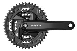 Guarnitura Shimano Altus FC-M371 170 mm 44-32-22D Nero