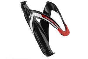 Elite Custom Race Bicycle Bottle Cage - Black/Red