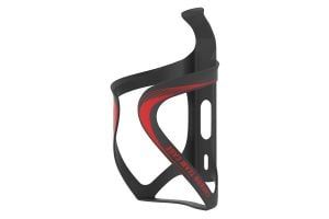 Lezyne Carbon Team Flaskeholder - Sort/Rød