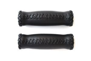 RMS Vintage 617A Handlebar Grips -Black