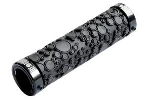 Bike Ribbon Bubbles Handlebar Grips - Black