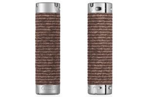 Brooks Leather Plump Handlebar Grips - Brown