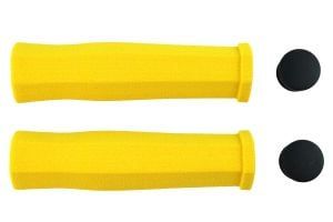 GES Foam Handlebar Grips - Yellow