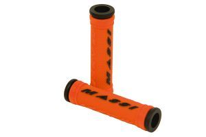 Massi Composite Handlebar Grips - Orange/Black