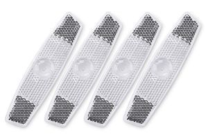 Radspeichen-Reflektoren-Set (x4) – Weiß