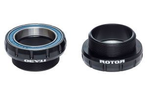 Cazoletas pedalier Rotor ITA30 Acero Negro