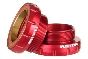 Rotor ITA30 Bottom Bracket Cups Ceramics - Red