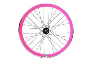 Roue Avant Fixie Origin8 Rose