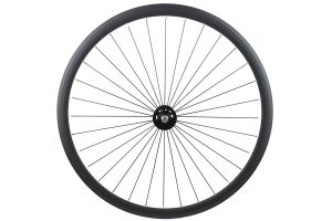 Santafixie 30mm Front Wheel - Black (Radial spoke pattern)