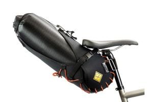 Restrap 14L Saddle Bag - Black/Orange 