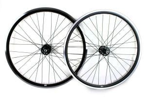 Paire de Roues Fixie WIN18 Noir CNC