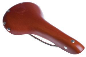 BLB Mosquito Race Leather Saddle - Honey