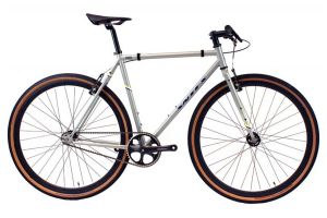 Santafixie Wild Tracklocross Fixed - Single Speed Bicycle - Silver