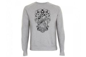 Cinelli Crest Crewneck Sweatshirt - Grey