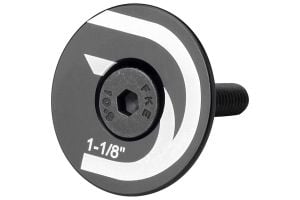 Deda Flat Top Cap & Bolt 1 1/8” - Zwart