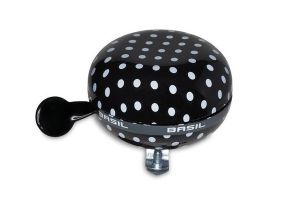 Basil Polkadot Bell - Black/White