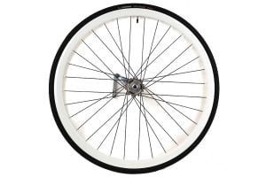 Santafixie 30mm Coaster Brake Rear Wheel + Inner Tube + Tire - White