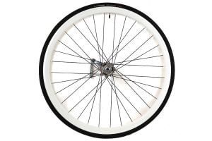 Ruota Contropedale Santafixie 30mm + Camere d'aria + Copertoncini Bianco