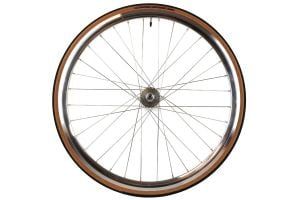 Santafixie 30 mm Hinterrad +Schlauch + Reifen - Silber Classic