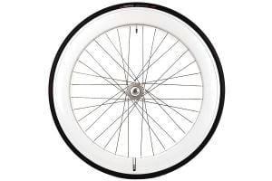 Ruota Posteriore Santafixie 60mm + Camere d'aria + Copertoncino Bianco