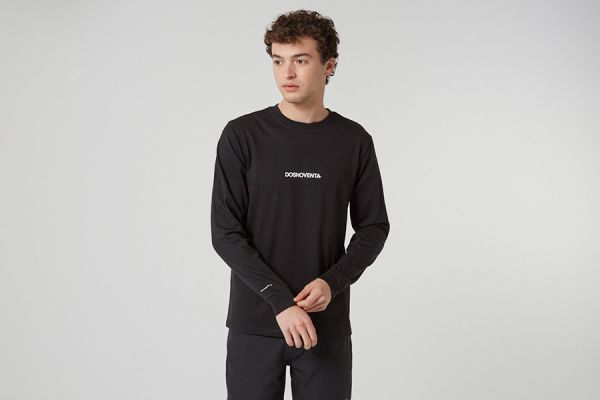 Dosnoventa Logo Long Sleeve T-shirt - Black 