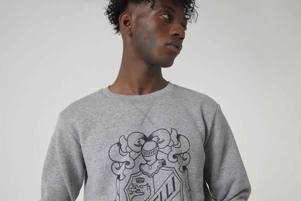 Felpa Cinelli Crest Crewneck Grigio