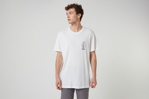 T-shirt Stance Coil Blanc