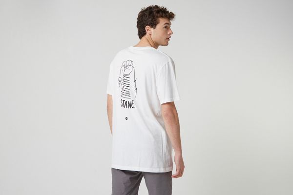 Camiseta Stance Coil Blanca