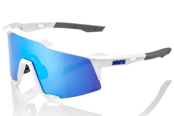 Lunettes 100% Speedcraft Blanc/Bleu