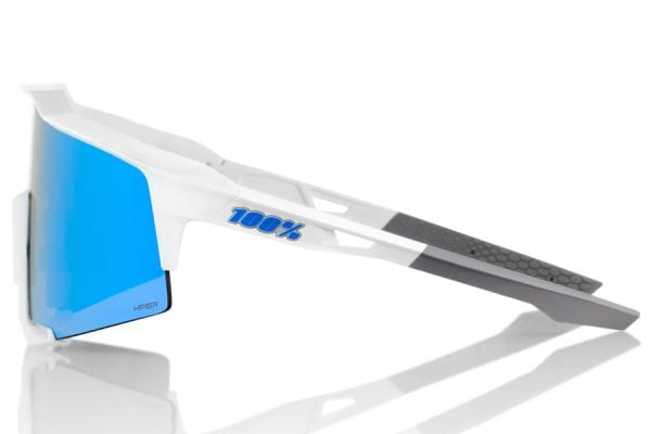 Lunettes 100% Speedcraft Blanc/Bleu